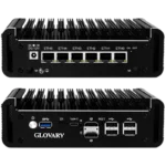 Hình ảnh Mini PC Glovary N100 6L với 6 cổng mạng, thiết bị lý tưởng cho tường lửa OPNsense