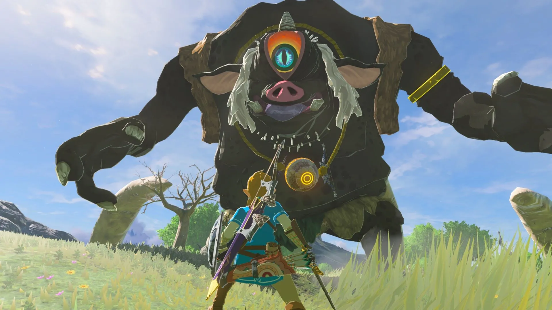 Hình ảnh mô phỏng gameplay The Legend of Zelda: Breath of the Wild trên Nintendo Switch 2, minh họa các vấn đề tiềm ẩn khi ra mắt console.