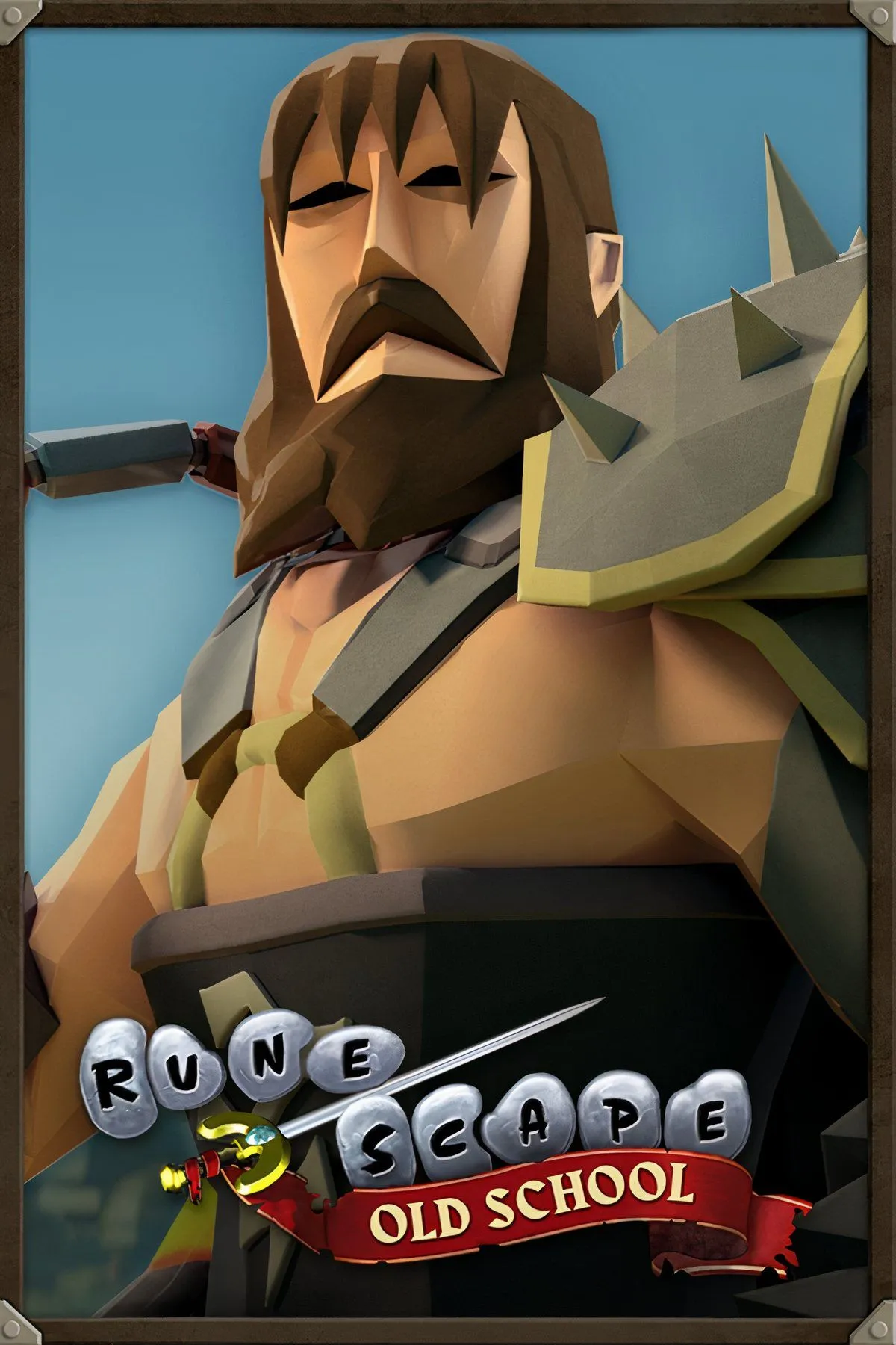 Hình ảnh nhân vật trong Old School RuneScape đang tương tác với môi trường game cổ điển, hiển thị giao diện người dùng đặc trưng của game MMORPG