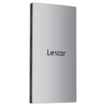 Hình ảnh ổ cứng SSD di động Lexar ES3 2TB màu bạc, kích thước nhỏ gọn