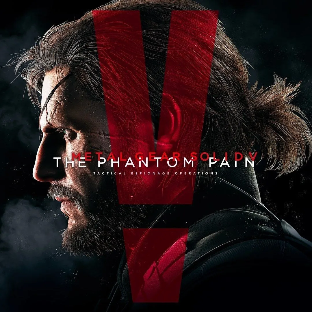 Hình ảnh sản phẩm game Metal Gear Solid V: The Phantom Pain, cho thấy nhân vật chính Snake trong khung cảnh hoang dã