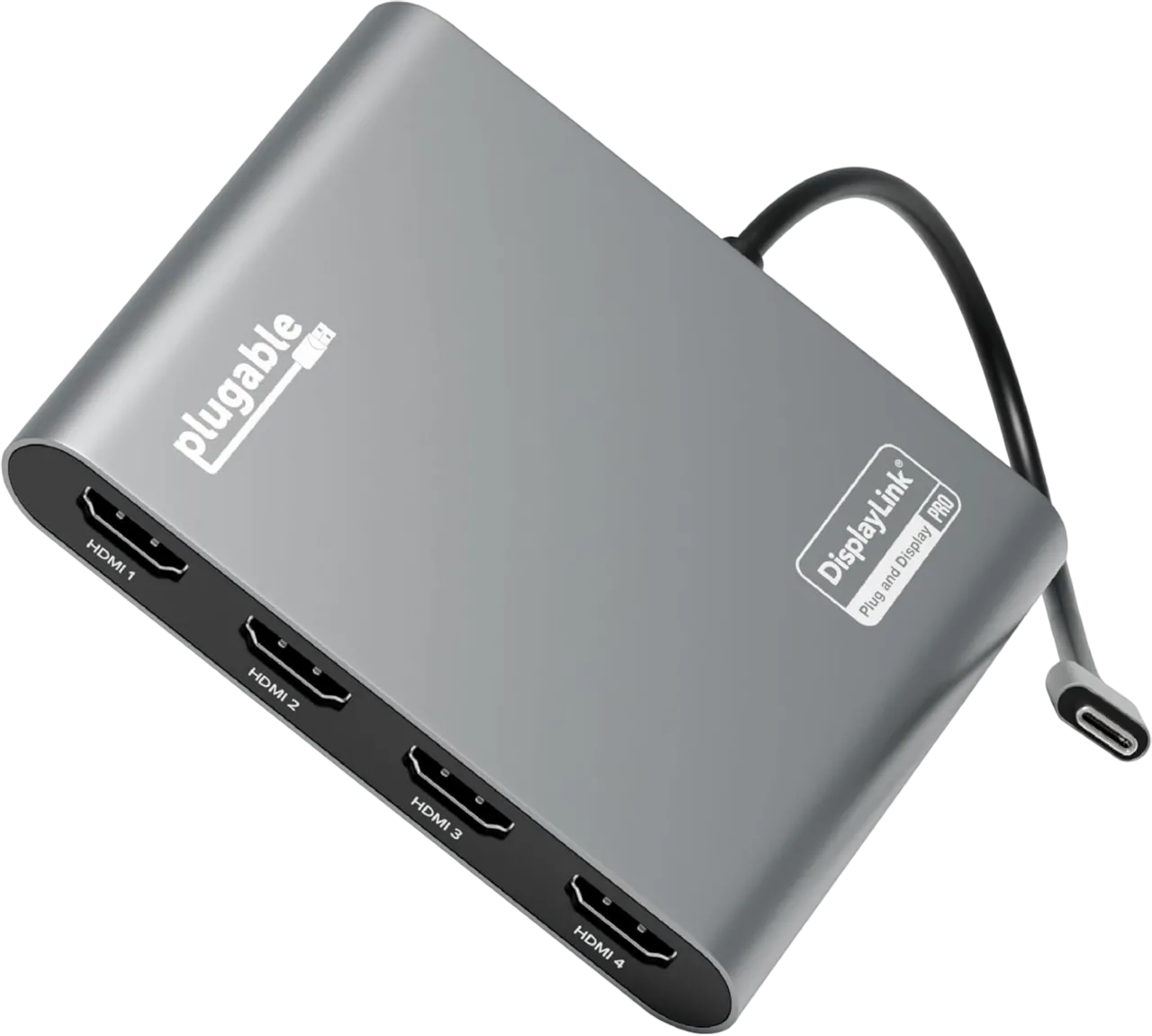 Hình ảnh sản phẩm Plugable USB-C Quad 4K HDMI Graphics Adapter