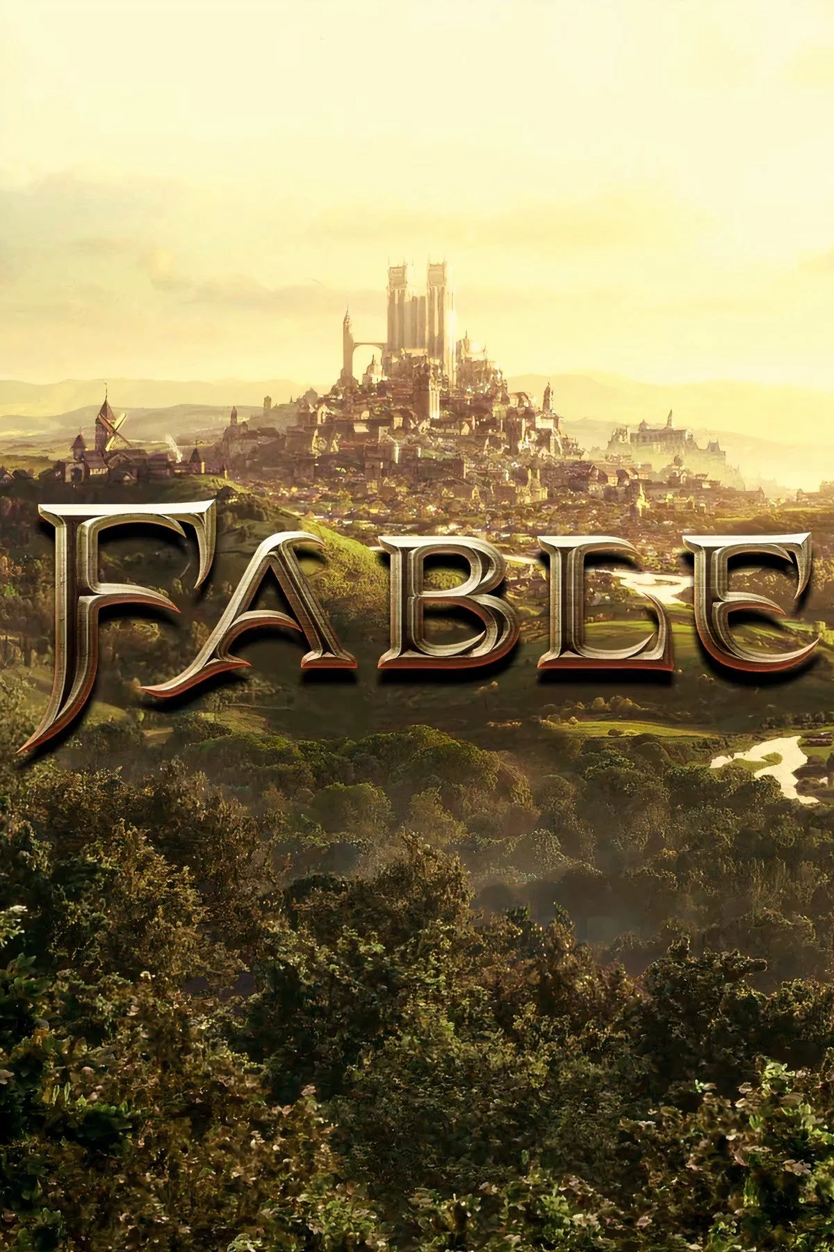 Hình ảnh tổng hợp Fable (2025) với các nhân vật và cảnh quan kỳ ảo