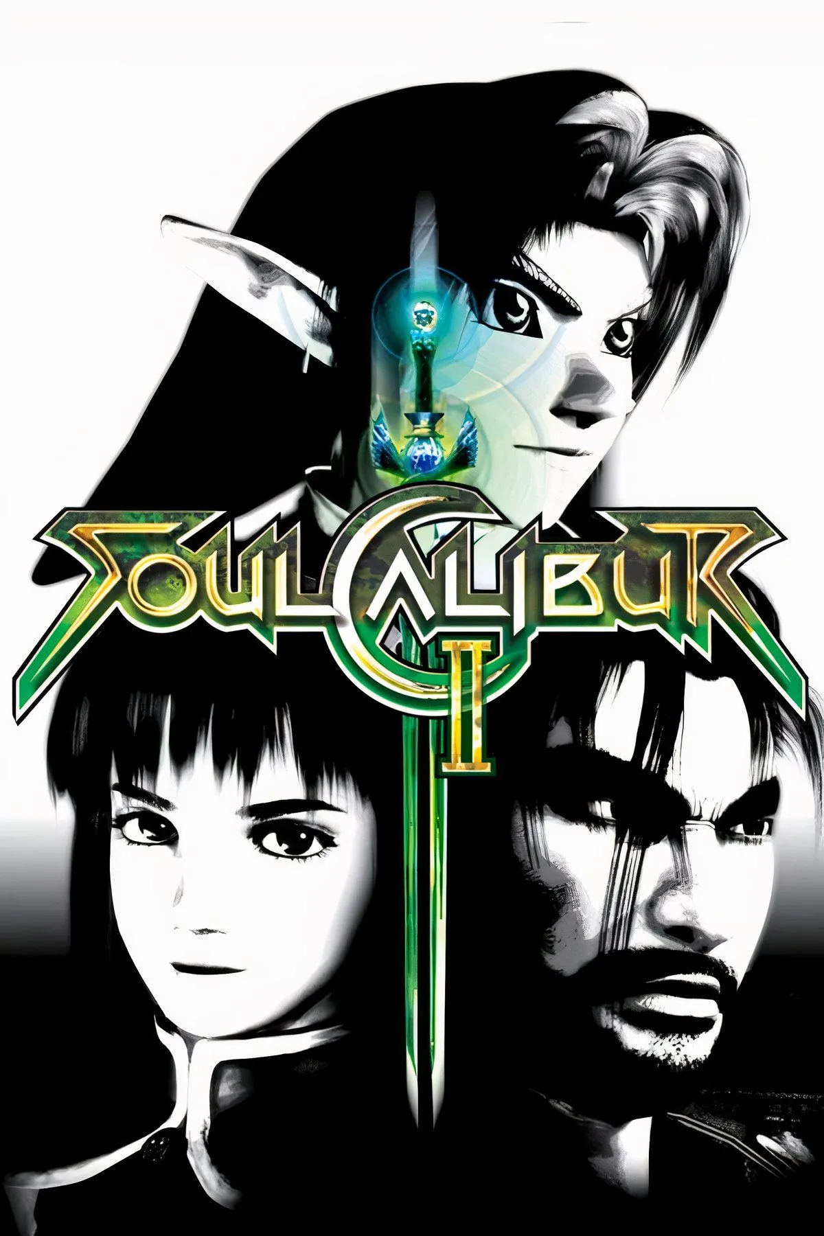 Hình ảnh tổng hợp từ game đối kháng SoulCalibur II, nay có mặt trên dịch vụ GameCube Nintendo Switch Online.