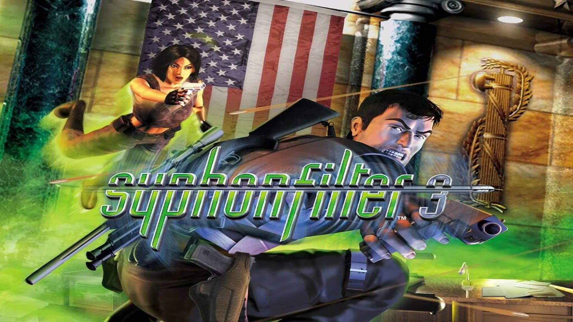 Hộp game Syphon Filter 3 PlayStation 1 phiên bản gốc trước sự kiện 11/9