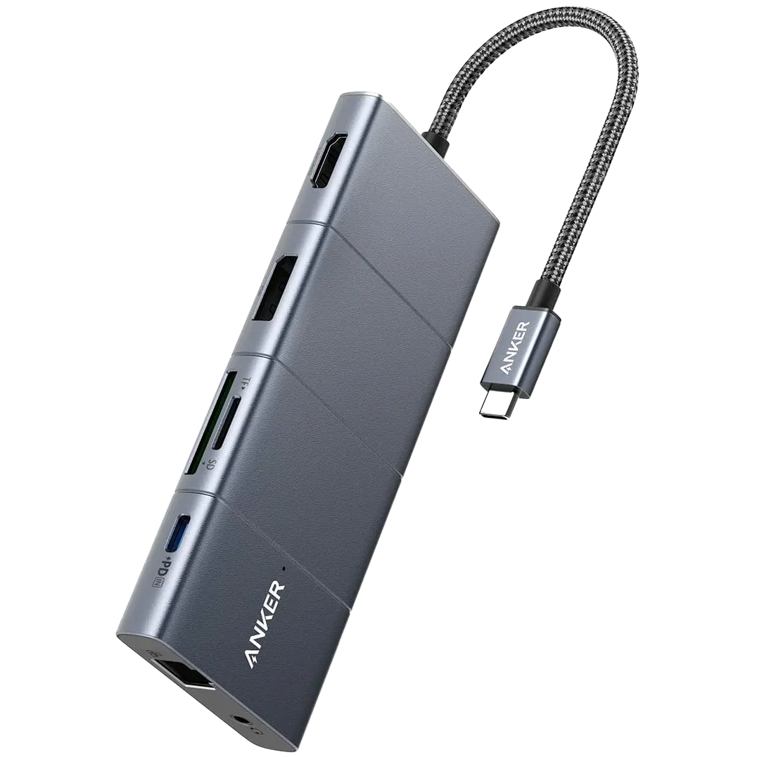 Hub USB-C Anker 563 11-in-1 với thiết kế nhỏ gọn
