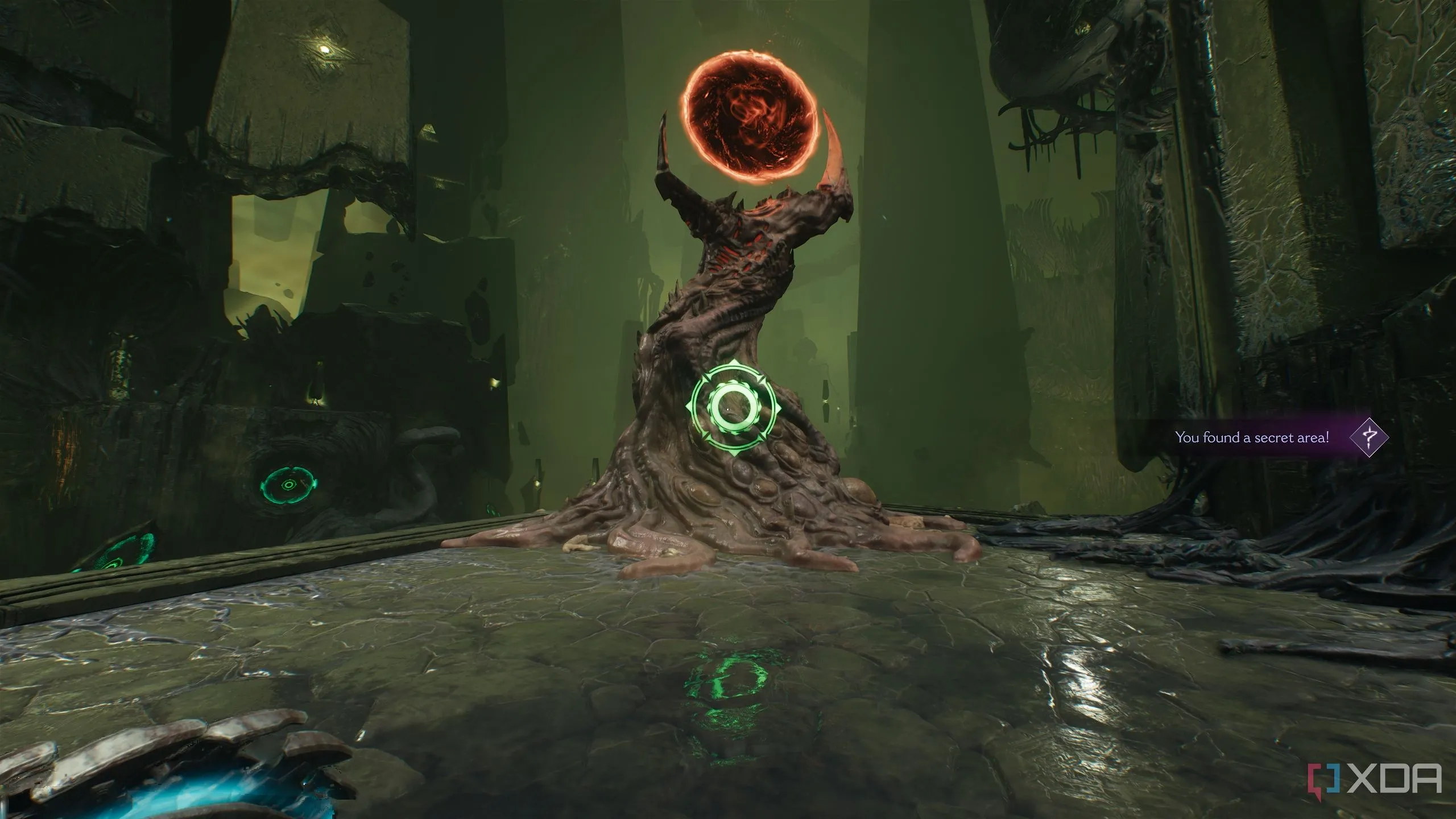 Khu vực bí mật 9 với Cổng Máu trong Chương 15 của Doom: The Dark Ages.