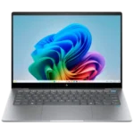 Laptop HP OmniBook X Copilot PC màu bạc, thiết kế mỏng nhẹ