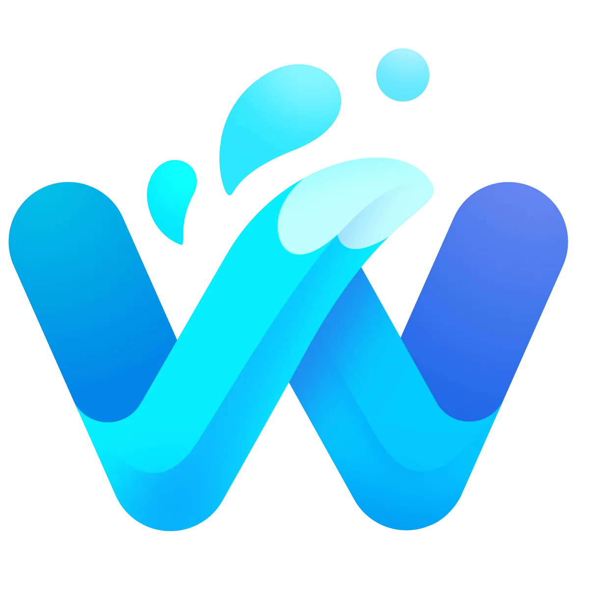 Logo chính thức của trình duyệt Waterfox với biểu tượng hình con cáo biển và chữ Waterfox.