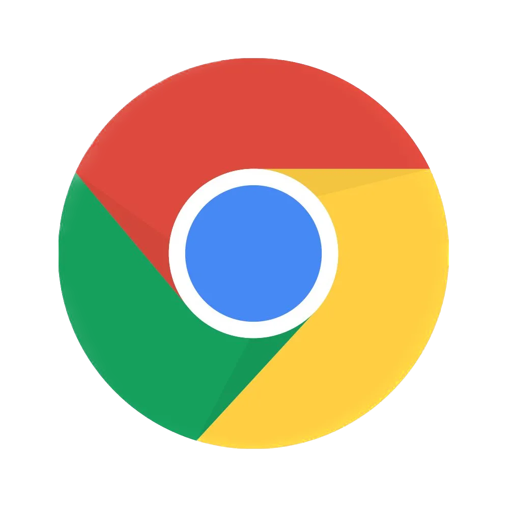 Logo Google Chrome, thể hiện sự phổ biến và khả năng đồng bộ đa nền tảng của trình duyệt.