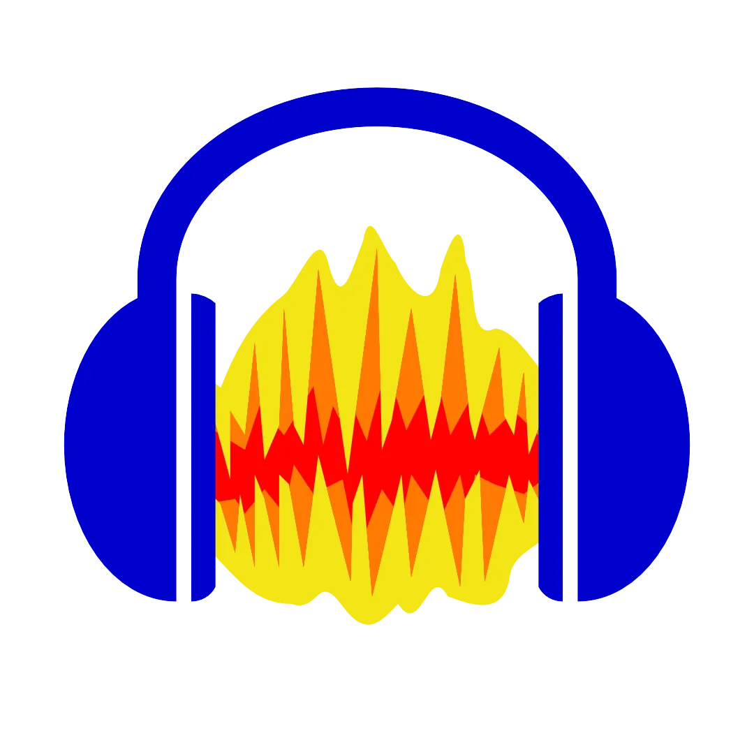 Logo phần mềm chỉnh sửa âm thanh Audacity, một lựa chọn thay thế mạnh mẽ cho Sound Recorder