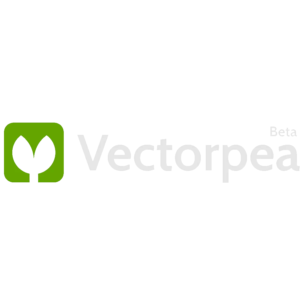 Logo Vectorpea, trình chỉnh sửa đồ họa vector trực tuyến cơ bản và miễn phí, hỗ trợ file SVG và AI