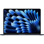MacBook Air M3 15 inch màu Starlight với màn hình macOS