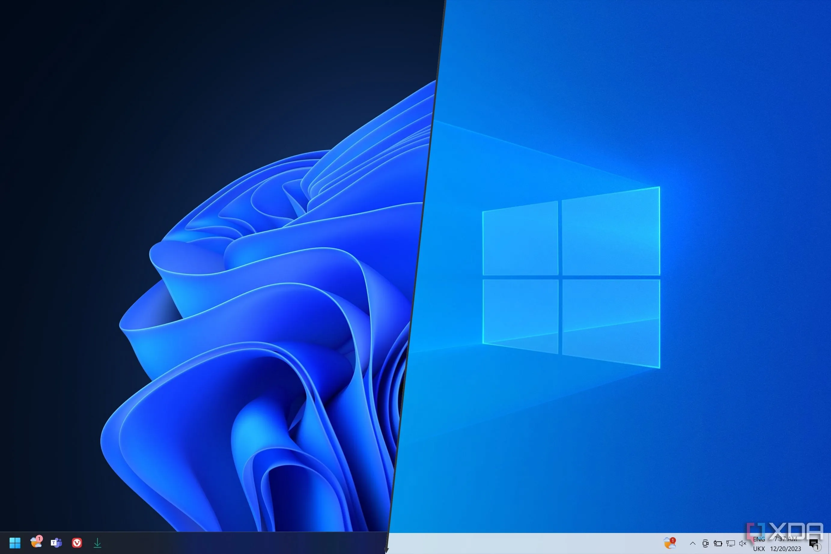 Màn hình giao diện Windows 10 và Windows 11, minh họa cho việc Microsoft loại bỏ tính năng cũ