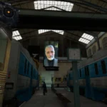 Màn hình giới thiệu game Half-Life 2, thể hiện sự mở đầu cho một series game huyền thoại của Valve