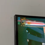 Màn hình hiển thị chỉ số hiệu năng chơi game Cyberpunk 2077, minh họa tác động của công nghệ upscaling