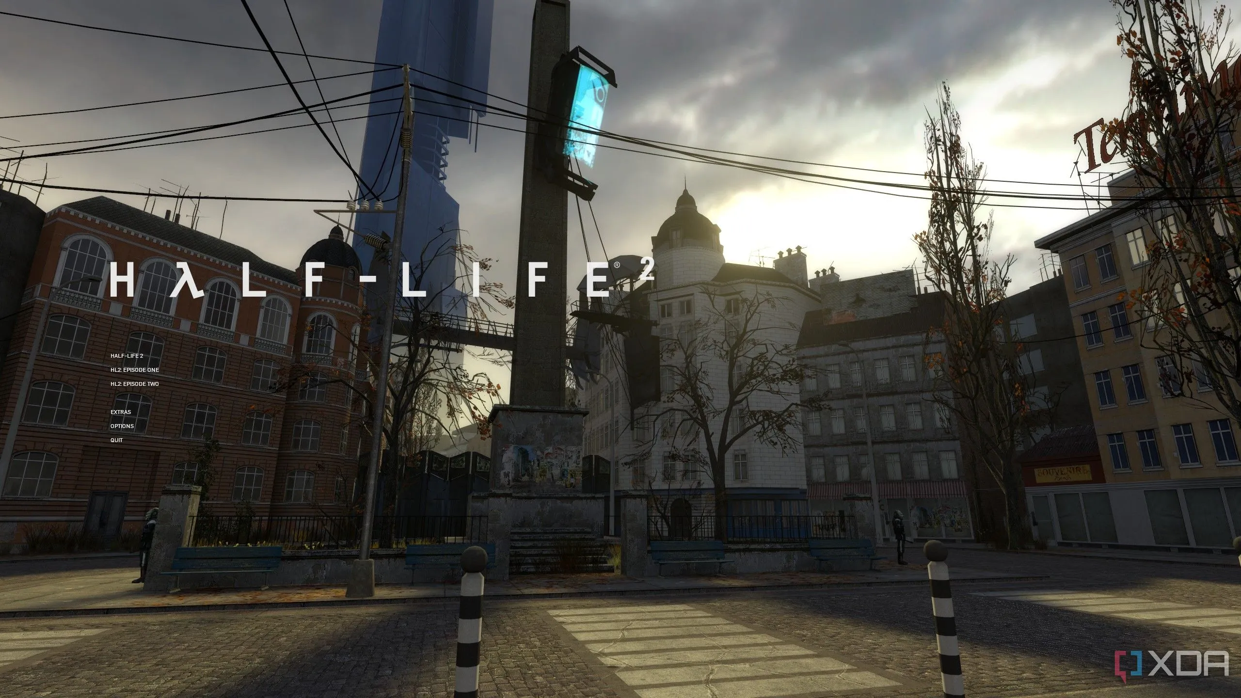 Màn hình khởi động của tựa game Half-Life 2, gợi nhớ về series game khoa học viễn tưởng kinh điển và niềm mong chờ Half-Life 3.