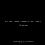 Màn hình lỗi BSOD mới màu đen trên Windows 11 24H2 không còn mặt buồn và QR code