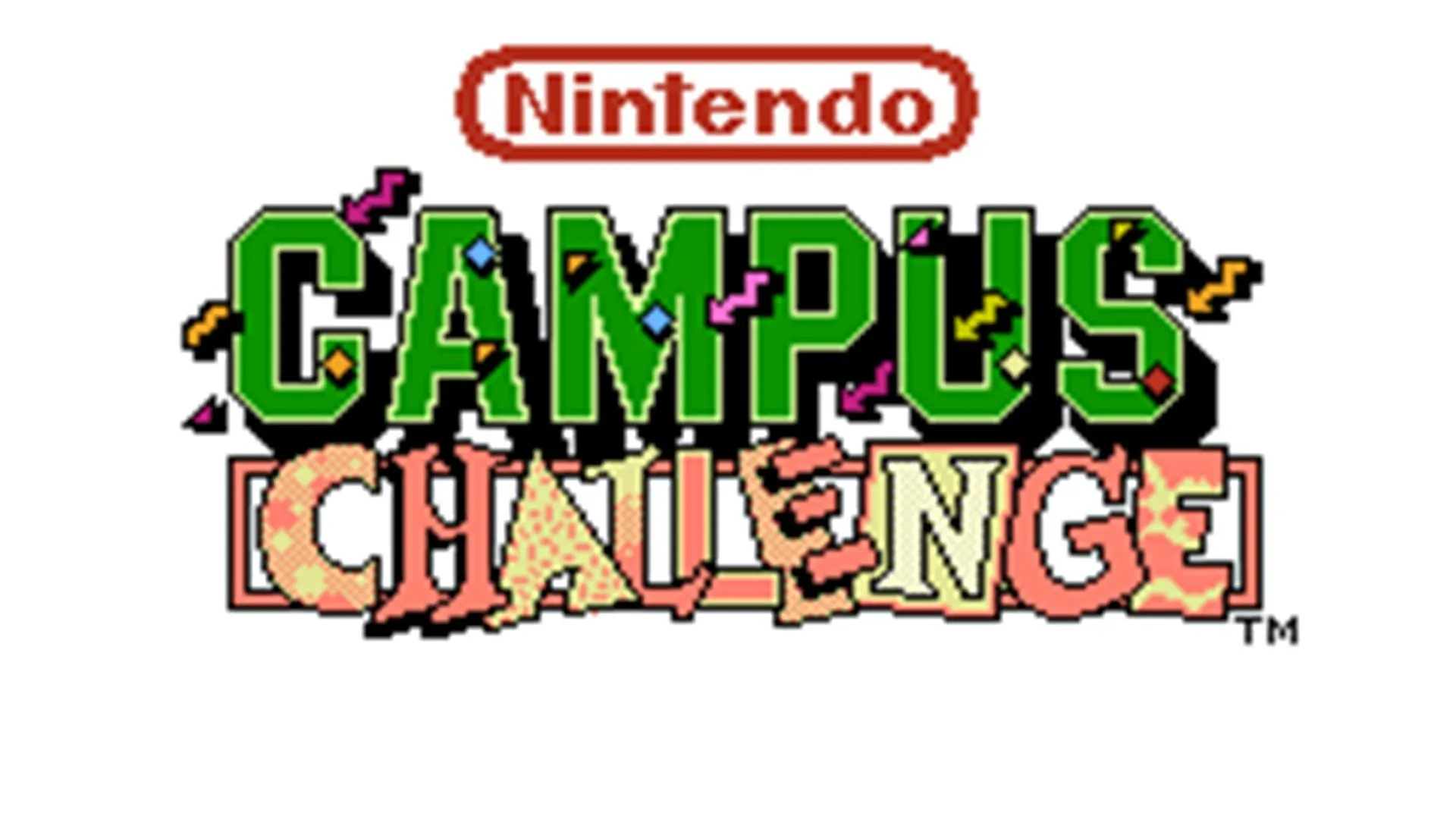 Màn hình tiêu đề của game Nintendo Campus Challenge 1992, tựa game hiếm dành cho các cuộc thi đấu trên Super Nintendo.