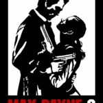 Max Payne 2 với hình ảnh nhân vật chính Max Payne trong khung cảnh u tối của thành phố New York.