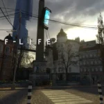 Menu khởi động Half-Life 2 với biểu tượng Gordon Freeman