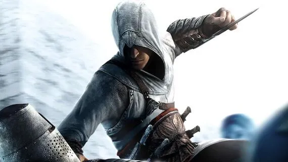 Một cảnh quan rộng lớn của thành phố Jerusalem trong Assassin's Creed, cho thấy quy mô và sự chân thực của thế giới mở game.