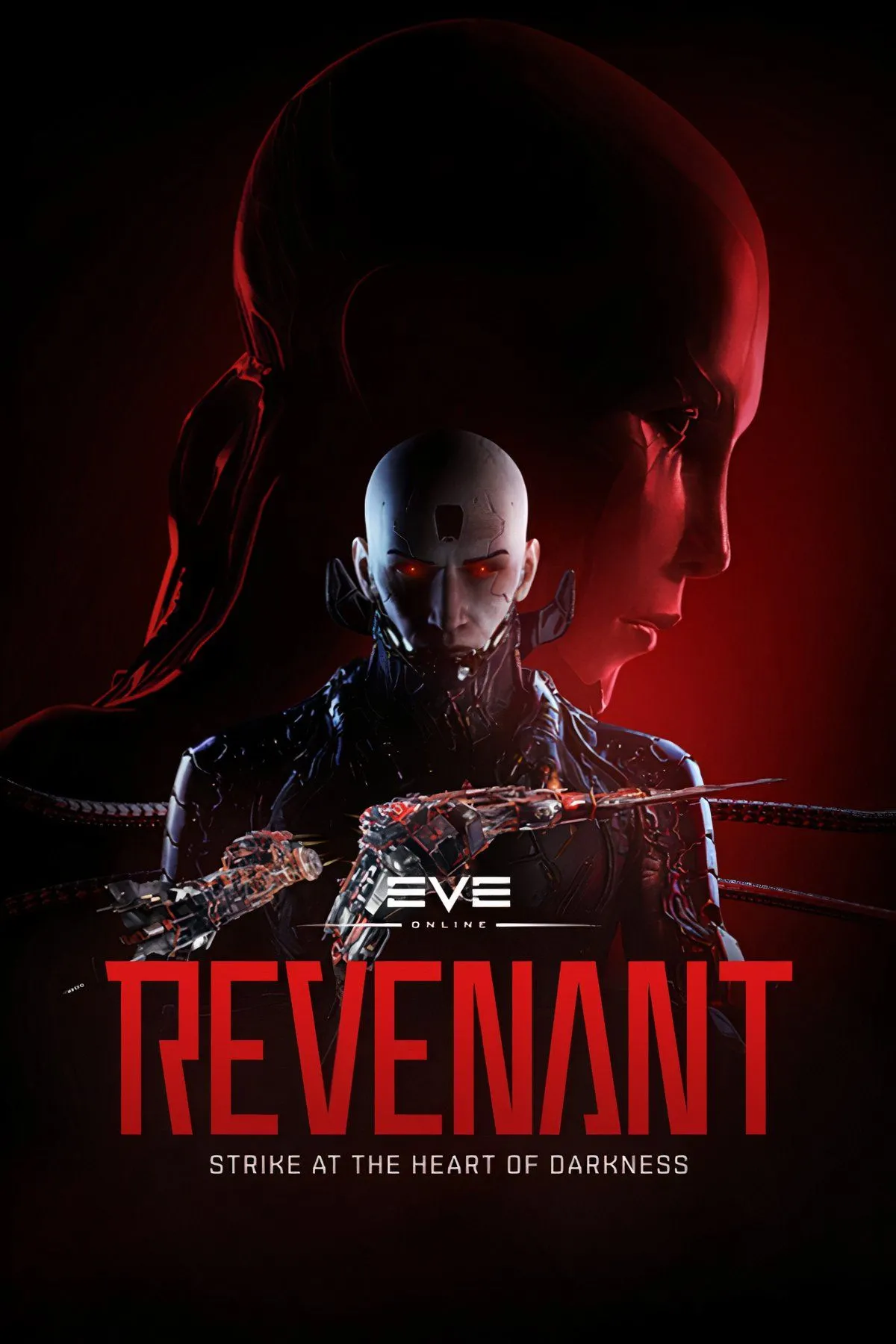 Một cảnh tàu vũ trụ chiến đấu trong EVE Online, hiển thị giao diện phức tạp với nhiều thông tin và chỉ số