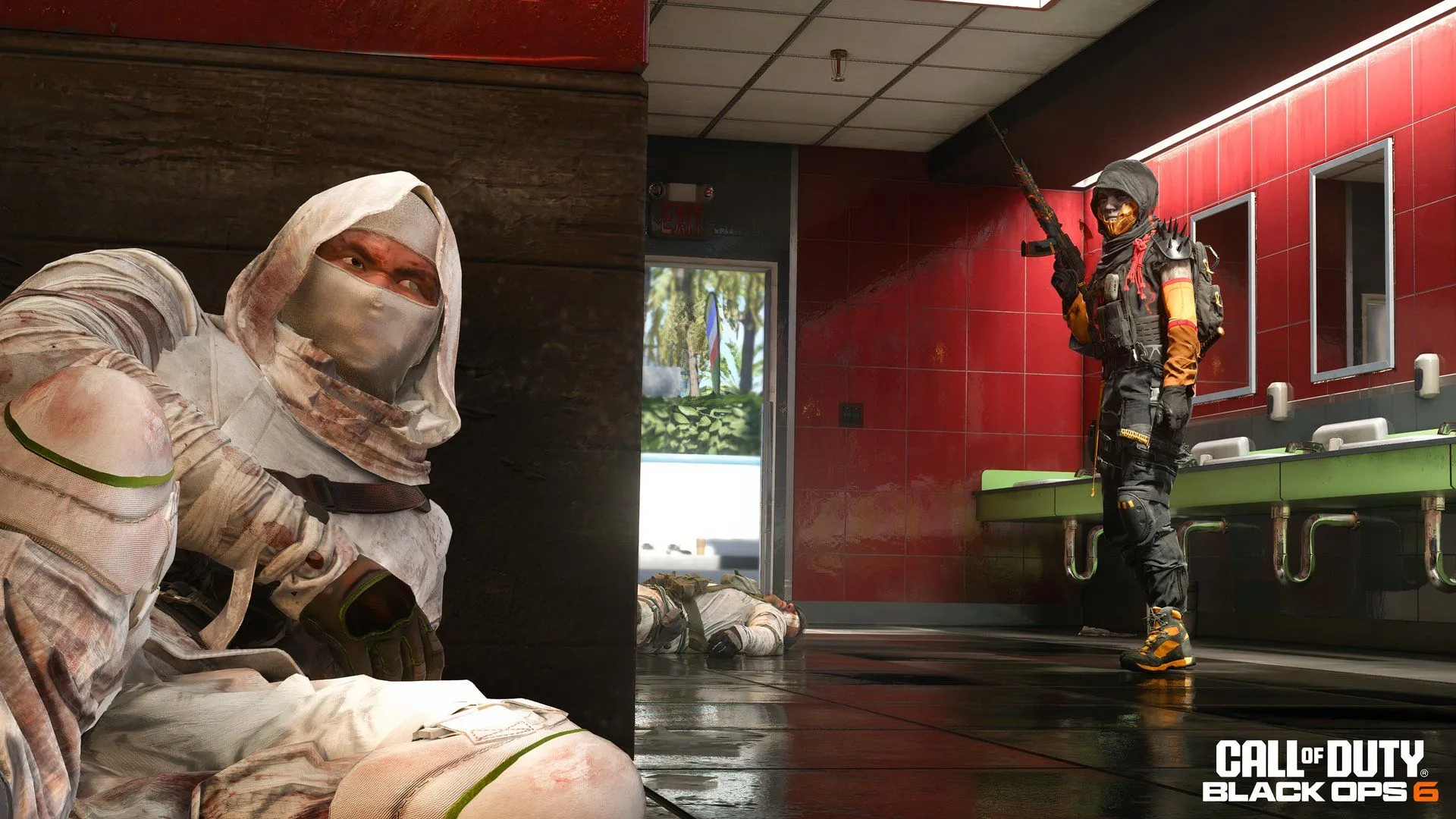 Một đặc nhiệm Call of Duty bị thương đang ẩn nấp khỏi kẻ tấn công, phản ánh thực trạng và nỗi lo về gian lận trong cộng đồng game thủ Call of Duty.