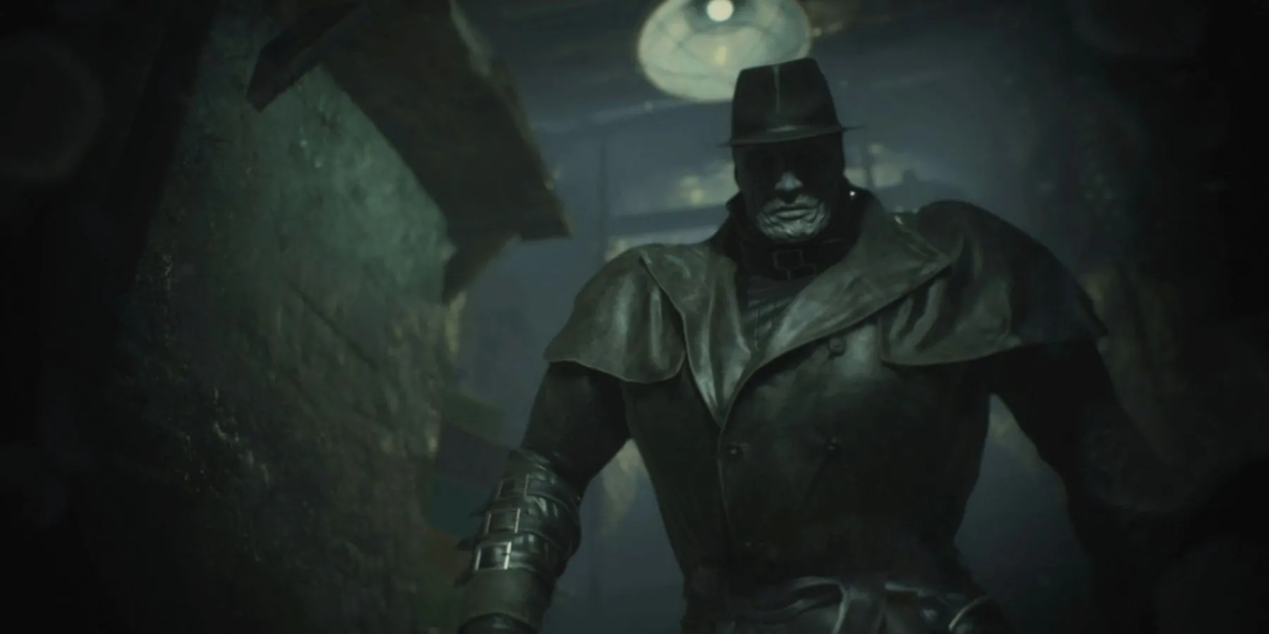 Mr. X xuất hiện đáng sợ trong bóng tối của Resident Evil 2 Remake, biểu tượng kinh dị