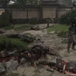 Naoe thực hiện ám sát liên hoàn các lính gác trong Assassin's Creed Shadows.