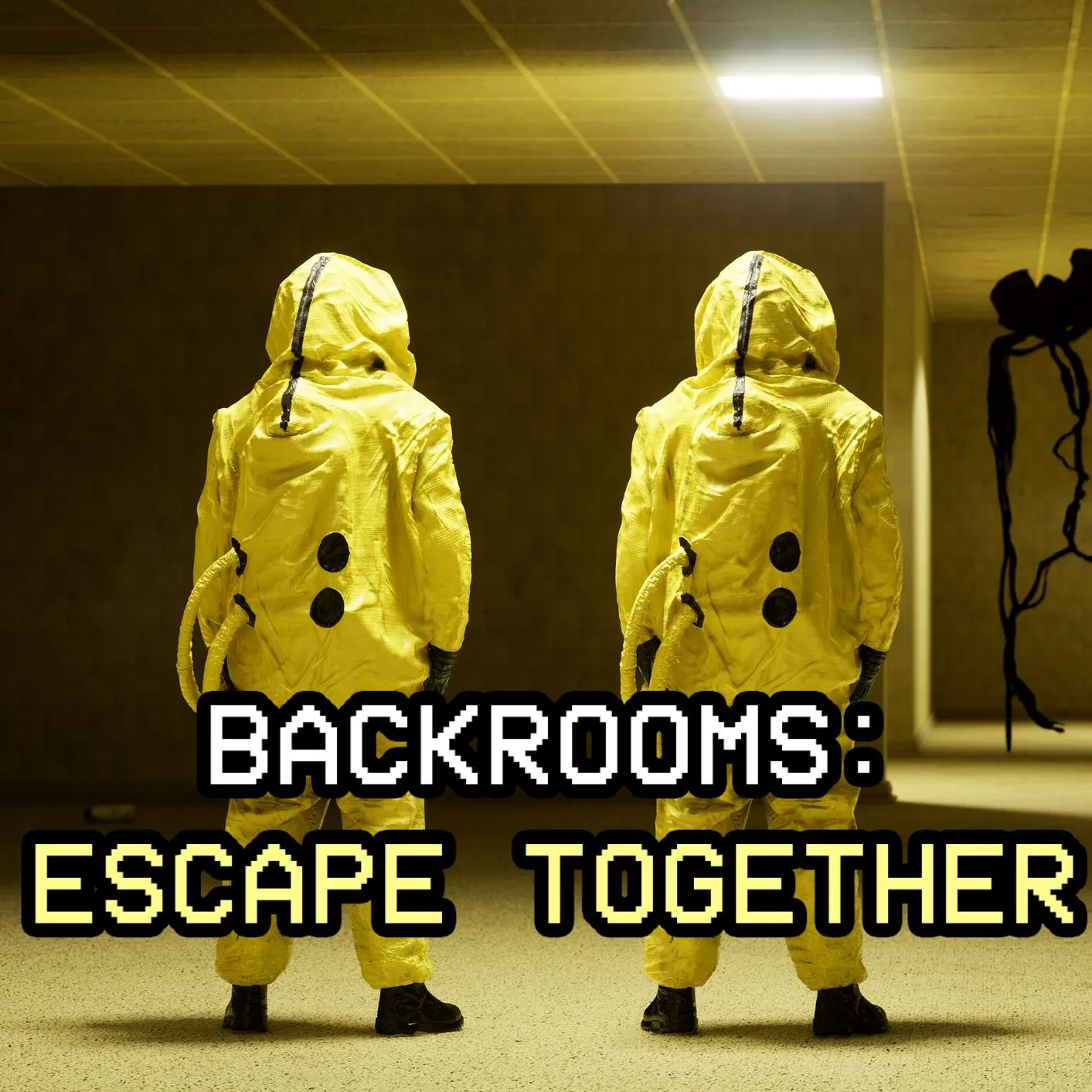 Người chơi hợp tác giải đố và trốn thoát khỏi quái vật trong Backrooms: Escape Together với đồ họa chân thực.