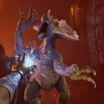Người chơi Oblivion Remastered sử dụng phép thuật tấn công quái vật