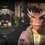 Người chơi Oblivion Remastered trò chuyện với Argonian về hệ thống đối thoại