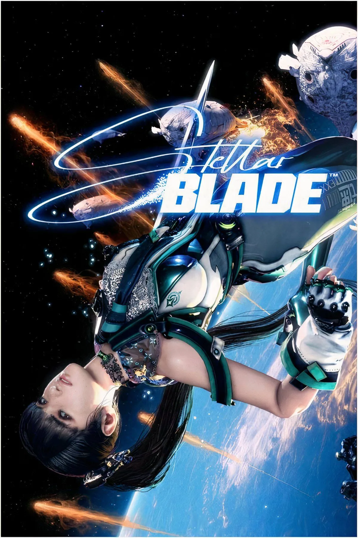 Nhân vật Eve trong game Stellar Blade với thiết kế tương lai