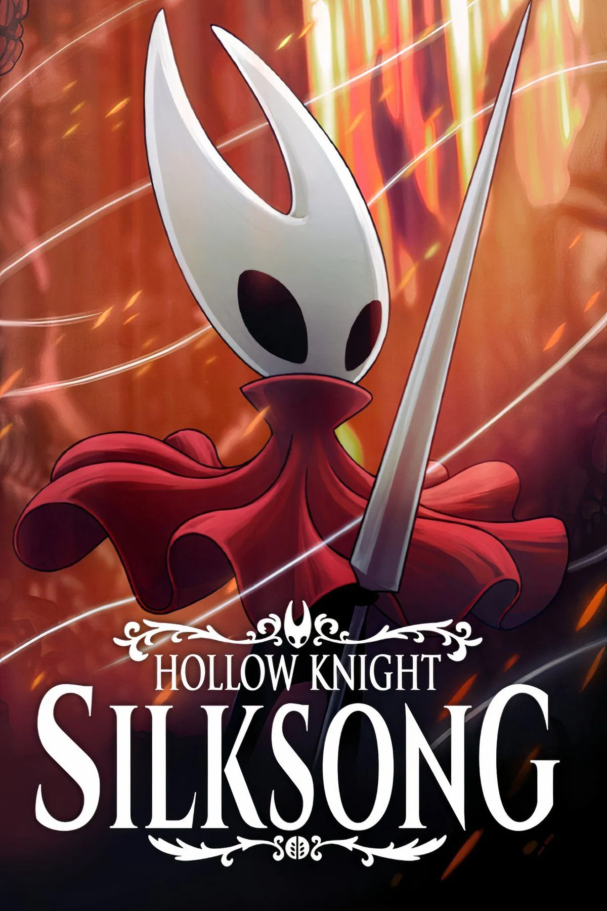 Nhân vật Hornet trong Hollow Knight Silksong chuẩn bị chiến đấu