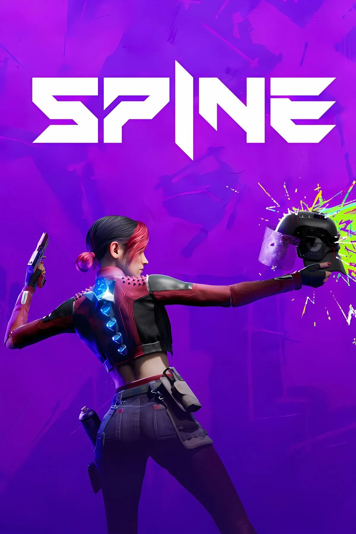 Nhân vật nữ chính trong game Spine đang thực hiện động tác chiến đấu độc đáo