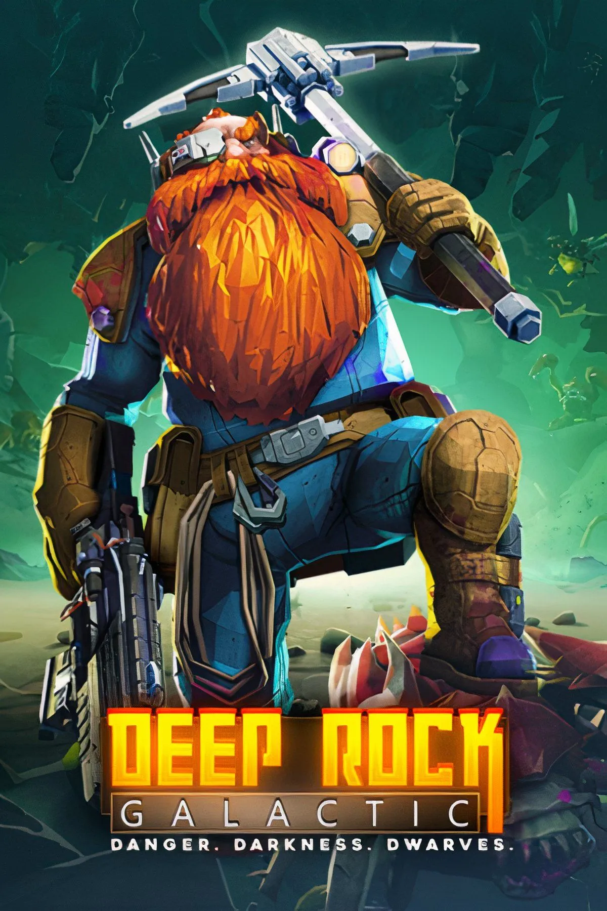 Nhóm lính đánh thuê người lùn khai thác khoáng sản và chiến đấu trong Deep Rock Galactic