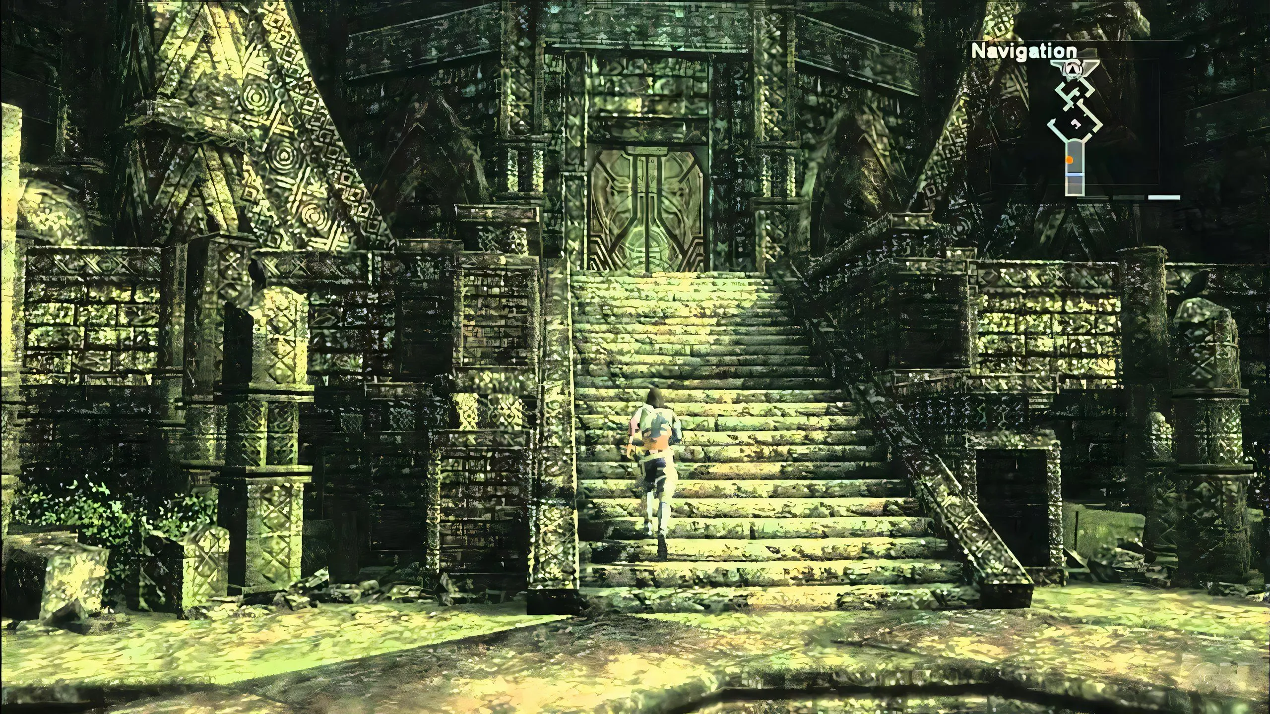Nhóm nhân vật đối đầu với quái vật khổng lồ trong một trận chiến hoành tráng của Lost Odyssey