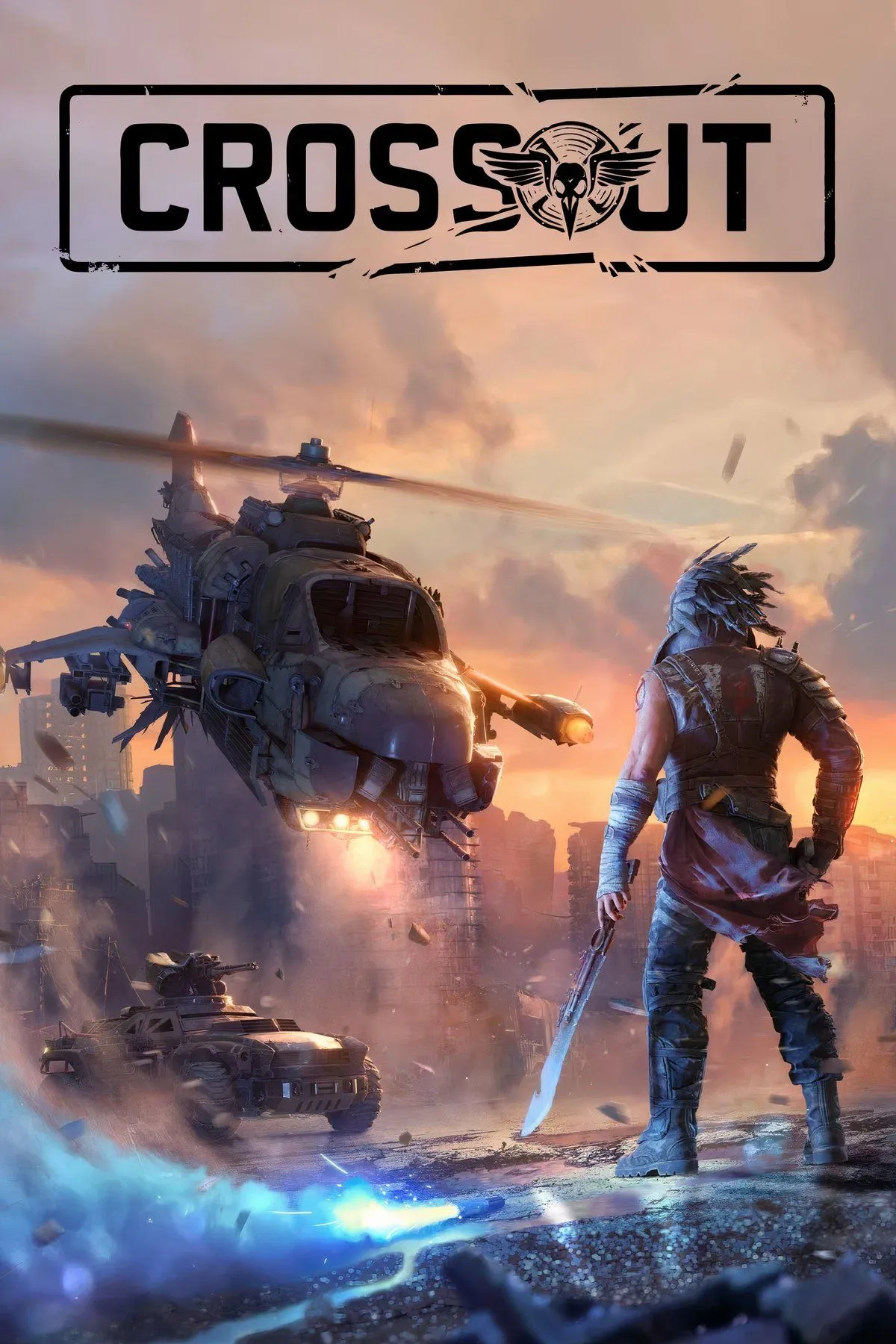 Những phương tiện chiến đấu được tùy biến mạnh mẽ trong game Crossout, thể hiện tính năng chế tạo và chiến đấu xe độc đáo.
