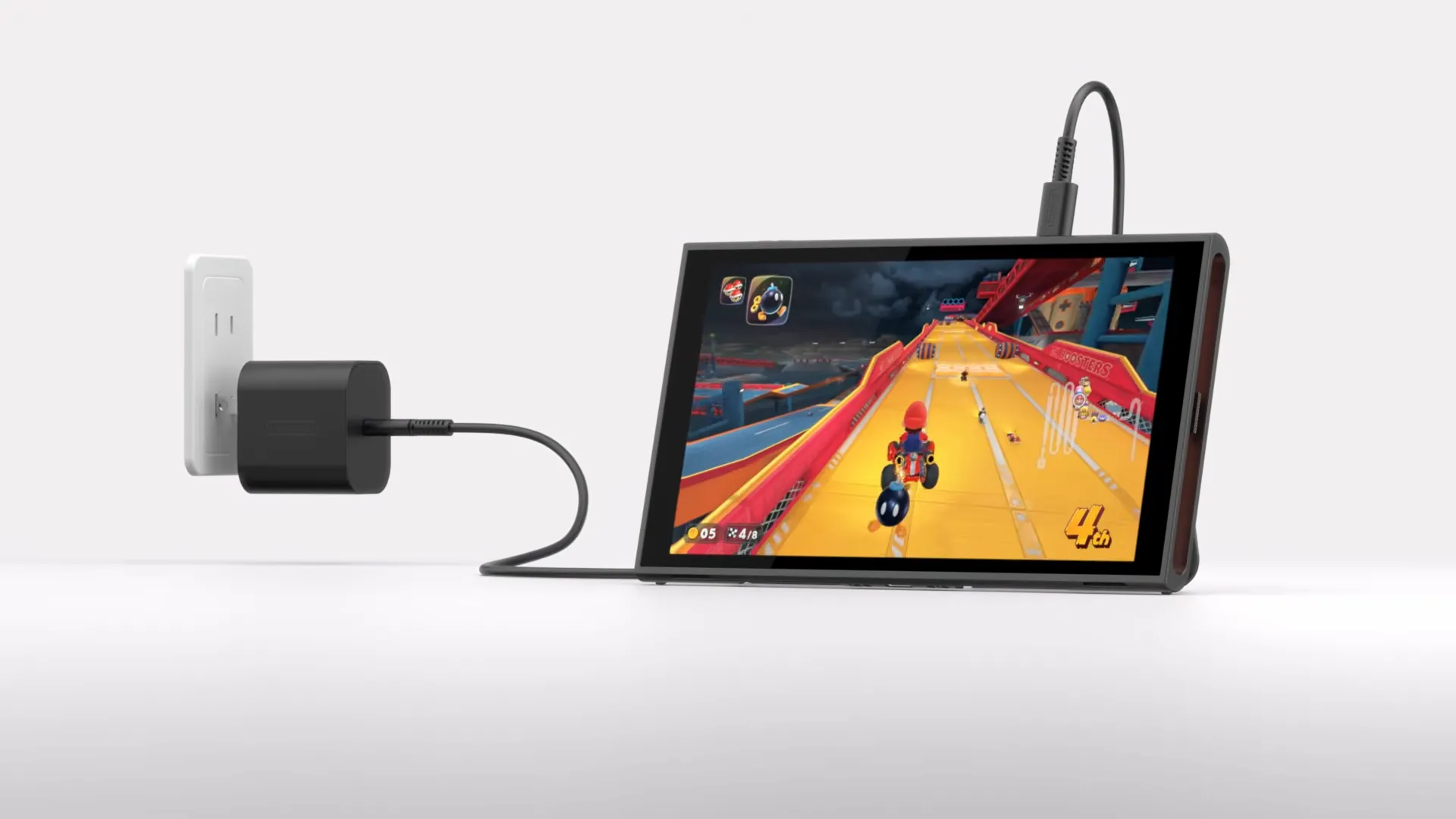Nintendo Switch 2 với cổng USB-C bổ sung ở phía trên, tăng tính linh hoạt khi sử dụng