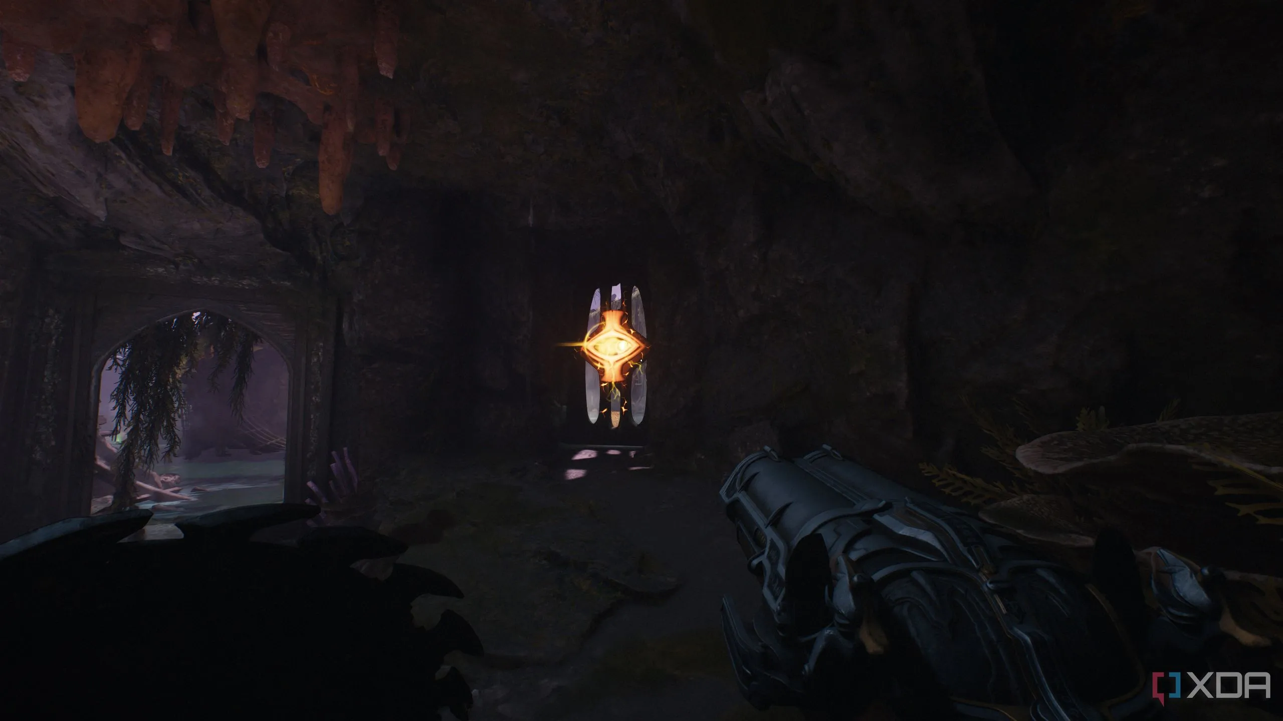 Nút vũ trụ bên trong con tàu vỡ trong chương 17 Doom The Dark Ages.