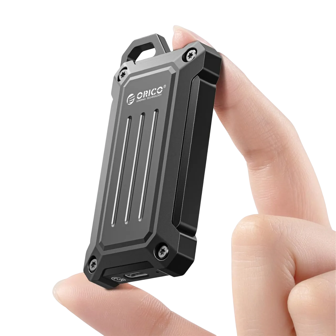 Ổ cứng SSD di động ORICO 2TB vỏ hợp kim nhôm chống sốc và chống nước