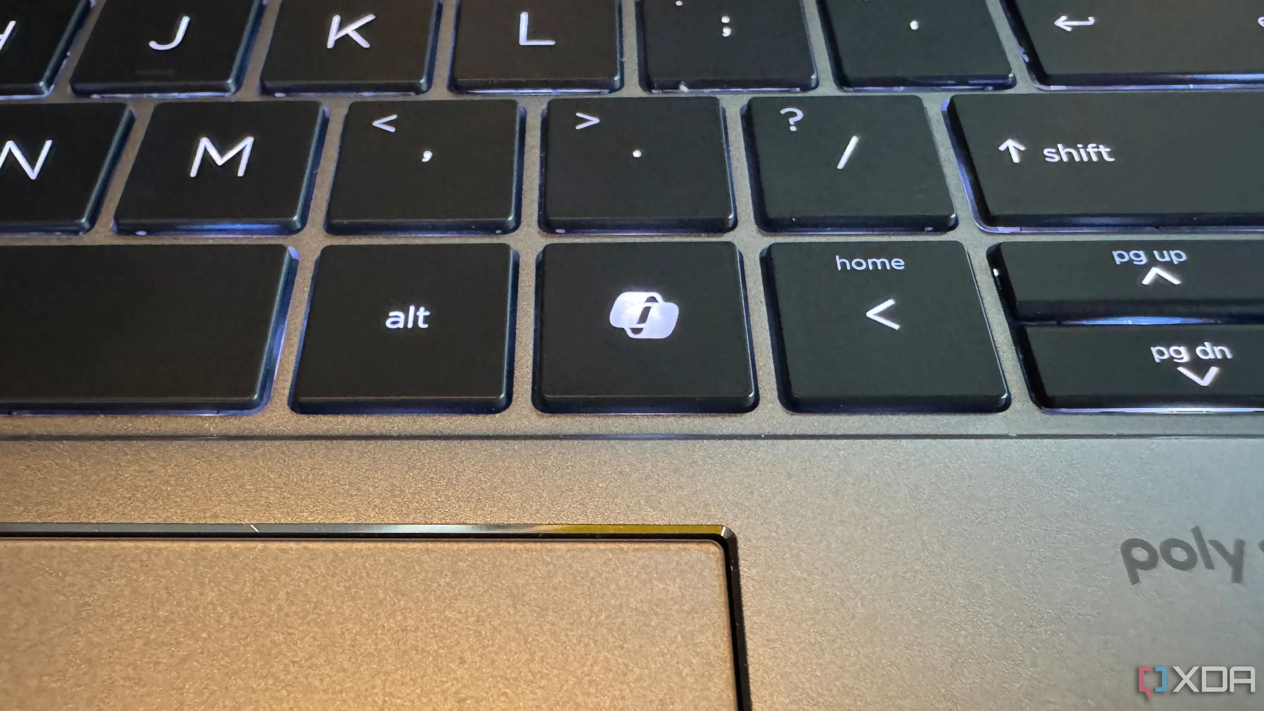 Phím Copilot chuyên dụng trên bàn phím của laptop HP ZBook Studio G11