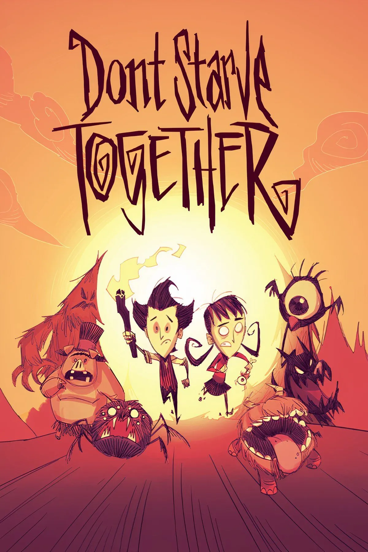 Phong cách đồ họa gothic và yếu tố sinh tồn đầy thử thách trong Don't Starve Together