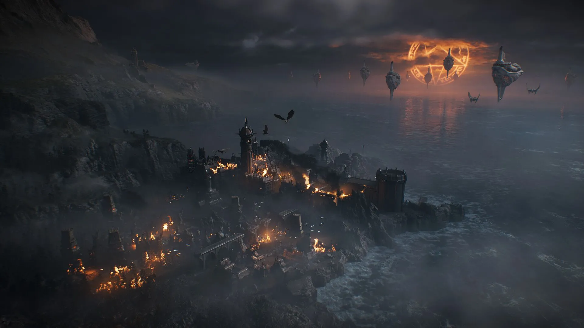 Quang cảnh chiến trường hoành tráng trong Doom: The Dark Ages