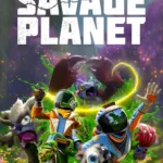 Revenge of the Savage Planet ảnh bìa chính với nhân vật chính trên hành tinh lạ