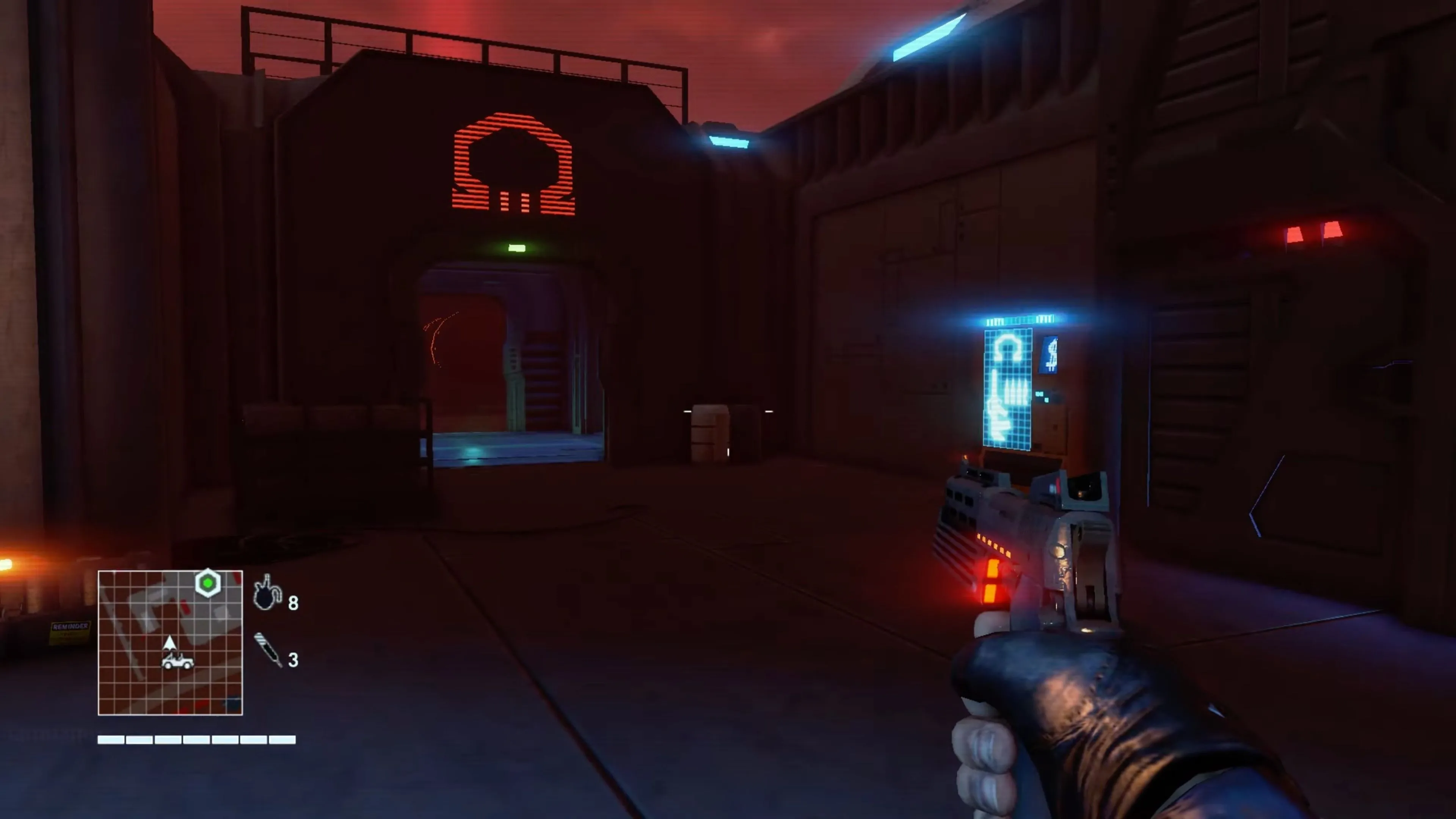 Rex Colt cưỡi xe mô tô trong bối cảnh tương lai hoang dã của Blood Dragon