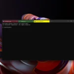 Screenshot of Windows Terminal using tabs with different colors and names