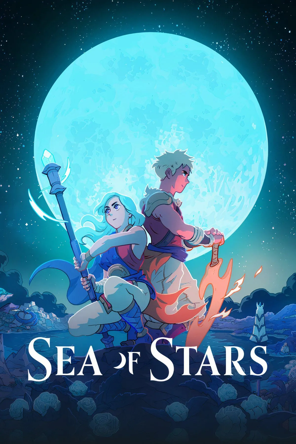 Sea of Stars với đồ họa pixel art rực rỡ và lối chơi RPG theo lượt cổ điển