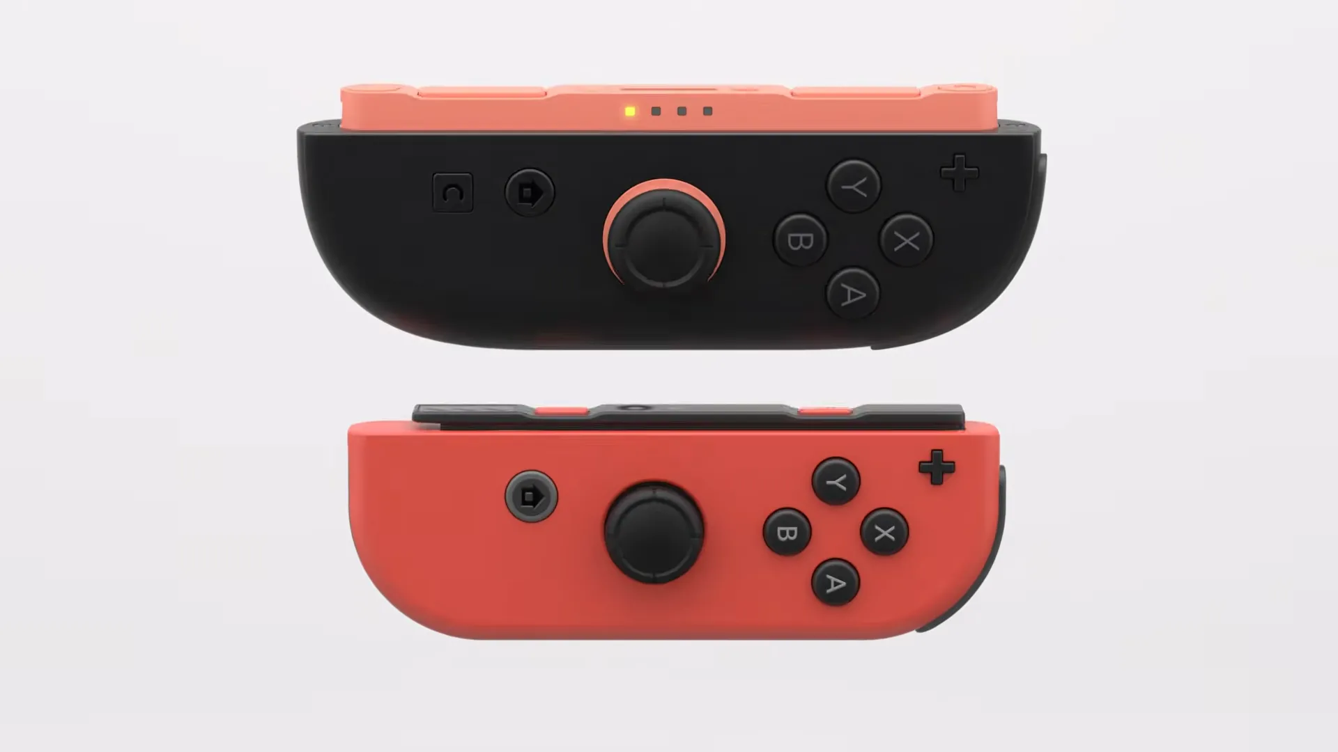 So sánh thiết kế Joy-Con của Nintendo Switch và Joy-Con 2 mới của Switch 2 với các cải tiến về nút và cần điều khiển